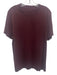 Lululemon Size Est M Dark Red Synthetic Solid T shirt Crew Men's Short Sleeve Dark Red / Est M