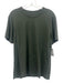 Lululemon Size Est M Dark Green Synthetic Solid Athletic T Shirt Short Sleeve Dark Green / Est M
