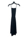 J Crew Size XS Black Cotton Smocked Bodice High Square Neck Midi Dress Black / XS