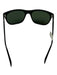 Persol Black Acetate Silver Hardware Wayfarer Sunglasses Black