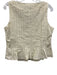 J. Crew Size 6 Butter Yellow Cotton Blend Pintucked Boat Neck Sleeveless Top Butter Yellow / 6