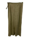 J. Crew Size S / 6 Taupe Green Linen Vest Side Slits Midi Skirt Set Taupe Green / S / 6