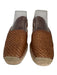Cole Haan Shoe Size 7 Brown Leather Synthetic Woven Espadrille Flats Brown / 7