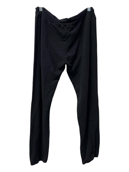 Monrow Mommy Size Est M Black Cotton Drawstring Waist Elastic Waist Lounge Pants Black / Est M
