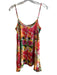 Show Me Your Mumu Size XS Orange & Yellow Polyester Spaghetti Strap Dress Orange & Yellow / XS