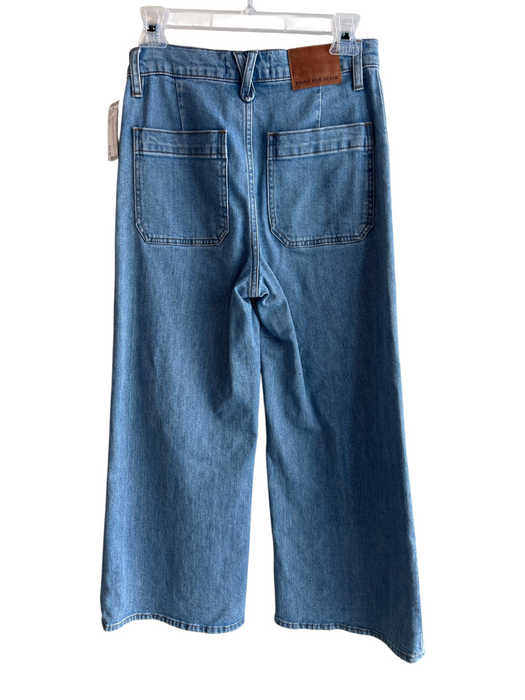 Point Sur Size 26 Light Denim Cotton Blend Front Button 4 Pocket mid rise Jeans Light Denim / 26