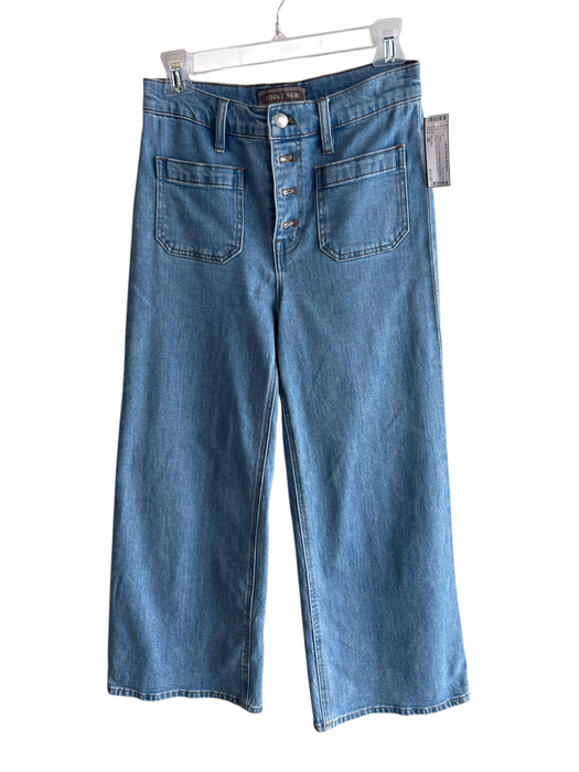 Point Sur Size 26 Light Denim Cotton Blend Front Button 4 Pocket mid rise Jeans Light Denim / 26