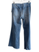 Free People Size 27 Light Denim Cotton Blend Stretch Waist Contrast Stitch Jeans Light Denim / 27