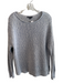 Vince Size Large Blue & White No Fabric Tag Rolled neckline Long Sleeve Sweater Blue & White / Large