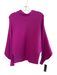 By Anthropologie Size S Magenta Viscose Blend Knit Long Sleeve Sweater Magenta / S