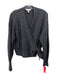COS Size S Charcoal Gray Wool Blend Tie Wrap Sweater Charcoal Gray / S