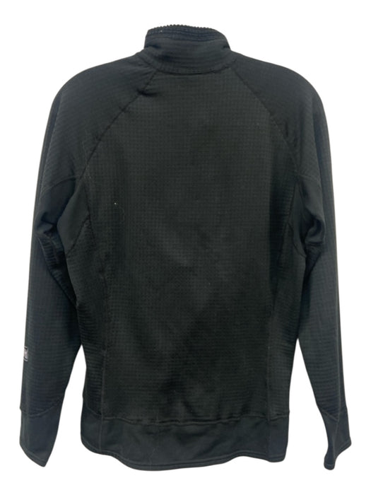 Patagonia Size L Black Polyester Waffle Mock Neck Half Zip Jacket Black / L