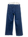 Mother Size 30 Dark Wash Cotton Blend Zip Fly Mid Rise Straight Leg Ankle Jeans Dark Wash / 30