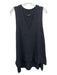 Acrobat Size M Charcoal Gray Wool Blend Knit Ribbed Hem V Neck Oversized Vest Charcoal Gray / M