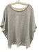 Frank & Eileen Size S Light Gray Batwing Sleeves Heathered rolled hem Top Light Gray / S