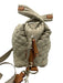 MZ Wallace Beige Nylon Quilted Leather Trim Zip Top Shoulder & Hand Bag Bag Beige / Small