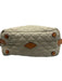 MZ Wallace Beige Nylon Quilted Leather Trim Zip Top Shoulder & Hand Bag Bag Beige / Small