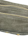 Hammitt Concrete Gray Nubuck Leather Zip Close Gold Tone Hardware Fanny Pack Bag Concrete Gray