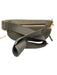 Hammitt Concrete Gray Nubuck Leather Zip Close Gold Tone Hardware Fanny Pack Bag Concrete Gray
