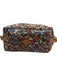 MZ Wallace Brown & Multi Nylon Quilted Sequin Zip Top Shoulder & Hand Bag Bag Brown & Multi / Small