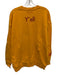 Outdoor Voices Size S Yellow Cotton Long Sleeve Logo Crew Neck Sweater Yellow / S