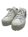 Prada Shoe Size 40 White Leather Lace Up Platform Chunky Box Inc. Sneakers White / 40