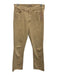 Mother Size 28 Beige Cotton & Lyocell Zip Fly Straight Leg Pants Beige / 28