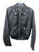 BlankNYC Size XS Black Leather Zip Front Collar Moto Jacket Black / XS