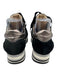 Soft Waves Shoe Size 39.5 Black Raffia Woven Foam Sole Low Top Sneakers Black / 39.5