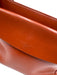 Frederic Paris Tan Leather Coated Top Handle Flap Bag Tan / Small