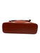 Frederic Paris Tan Leather Coated Top Handle Flap Bag Tan / Small
