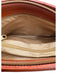 Frederic Paris Tan Leather Coated Top Handle Flap Bag Tan / Small