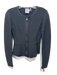 Herve Leger Size XS Black Rayon Blend Long Sleeve Peplum Paneled Jacket Black / XS