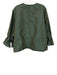 Lafayette 148 Size Est. Size Large Teal Green Polyester Metallic Zipper Jacket Teal Green / Est. Size Large