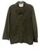 Lafayette 148 Size XXL Olive Green Cotton Blend Collared Buttons Jacket Olive Green / XXL