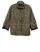 Lafayette 148 Size L/XL Beige & Black Polyester Blend Leopard Snaps Jacket Beige & Black / L/XL