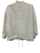 Lafayette 148 Size Est L/XL Off White Linen Open Front Long Sleeve Zipper Jacket Off White / Est L/XL