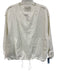 Lafayette 148 Size Est L/XL Off White Linen Open Front Long Sleeve Zipper Jacket Off White / Est L/XL