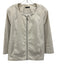 Eileen Fisher Size Est. Size: XL Light Khaki Ramie Blend Zip Up Jacket Light Khaki / Est. Size: XL