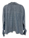 Lafayette 148 Size Est. Size: XL Blue Linen Chambray Open Front Cardigan Jacket Blue / Est. Size: XL