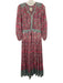 Bell by Alicia Bell Size S Pink, Aqua, White Silk & Cotton Lace Detail Dress Pink, Aqua, White / S