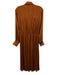 Brochu Walker Size S Burnt Orange Polyester Satin Long Balloon Sleeve Dress Burnt Orange / S