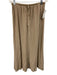 Zara Size M Beige Viscose Blend Sleeveless Scrunch Tie Front Maxi Skirt Set Beige / M