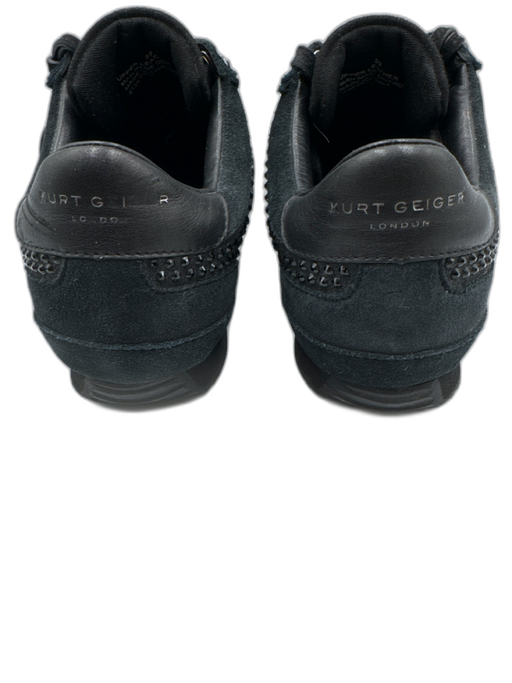 Kurt Geiger Shoe Size 39 Black Bedazzled Suede Detail Leather Detail Shoes Black / 39