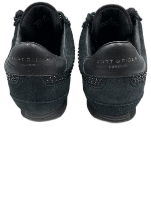 Kurt Geiger Shoe Size 39 Black Bedazzled Suede Detail Leather Detail Shoes Black / 39