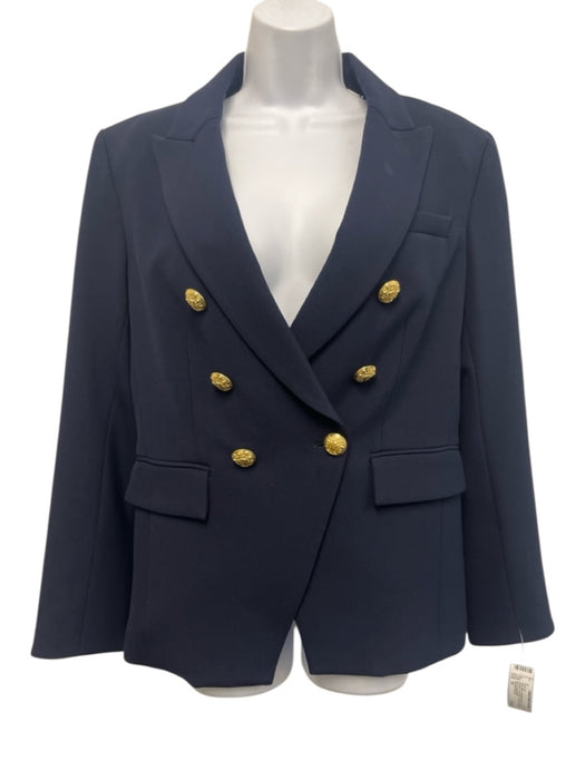 Veronica Beard Size 10 Navy Blue Polyester Blend Double Breasted Pant Set Navy Blue / 10