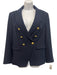 Veronica Beard Size 10 Navy Blue Polyester Blend Double Breasted Pant Set Navy Blue / 10