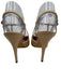 Chanel Shoe Size 38.5 Beige & Black Leather Almond Toe Toe Cap Slingback Pumps Beige & Black / 38.5