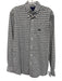 Facconable Size M Gray & White Cotton Plaid Button Up Men's Long Sleeve Shirt Gray & White / M