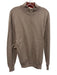 H Stockton AS IS Size M Tan Cotton Blend Solid Quarter Zip Men's Sweater Tan / M